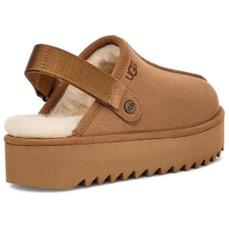 Сандалии UGG Флисовые Удобные Двусторонние Домашние Тапочки Женские Каштановые - изображение 3
