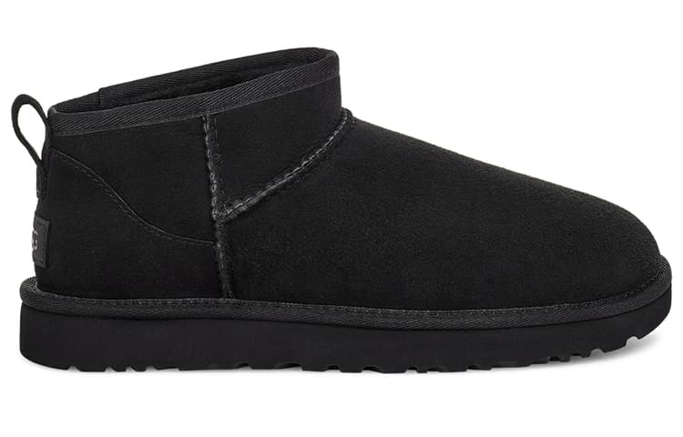 Ботинки зимние UGG Classic Ultra Mini Black - изображение 2