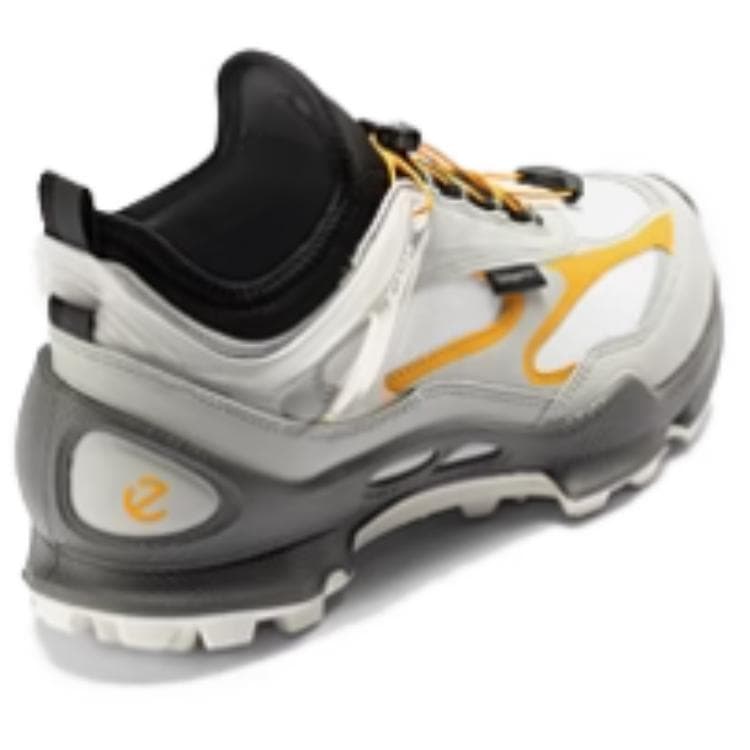 Кроссовки для бега Ecco Biom C Trail Дышащий Low Top Trail Беговые кроссовки Мужской Бело-серый - изображение 4