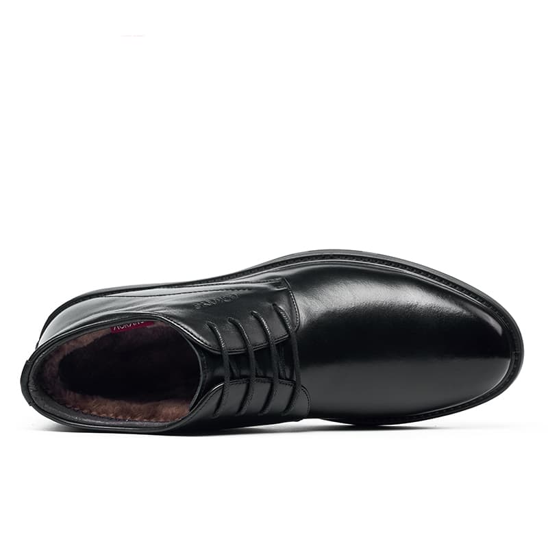 Сапоги AOKANG Black Leather Boots - изображение 7