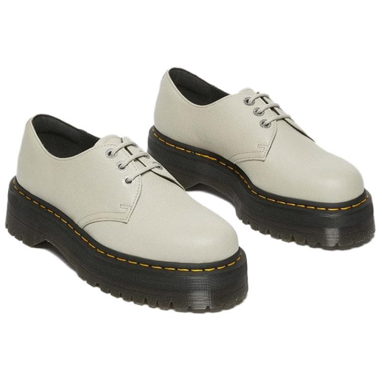 Тапочки Dr.Martens Кожа Повседневная Обувь Женская Экрю - изображение 3