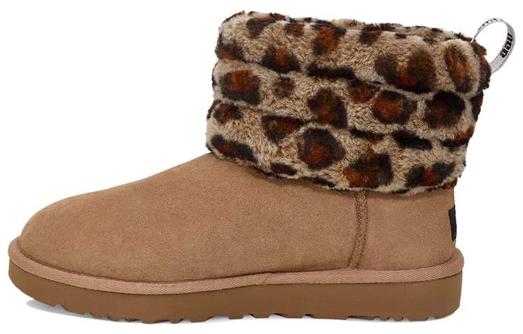 Ботинки зимние UGG Fluff Mini Quilted Leopard - изображение 1