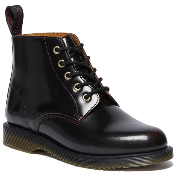Ботинки Dr.Martens Коровья кожа Короткие армейские ботинки Унисекс Красные - изображение 2