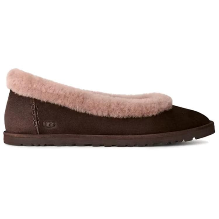 Тапочки UGG Zora Повседневная обувь Женская Коричневая - изображение 2