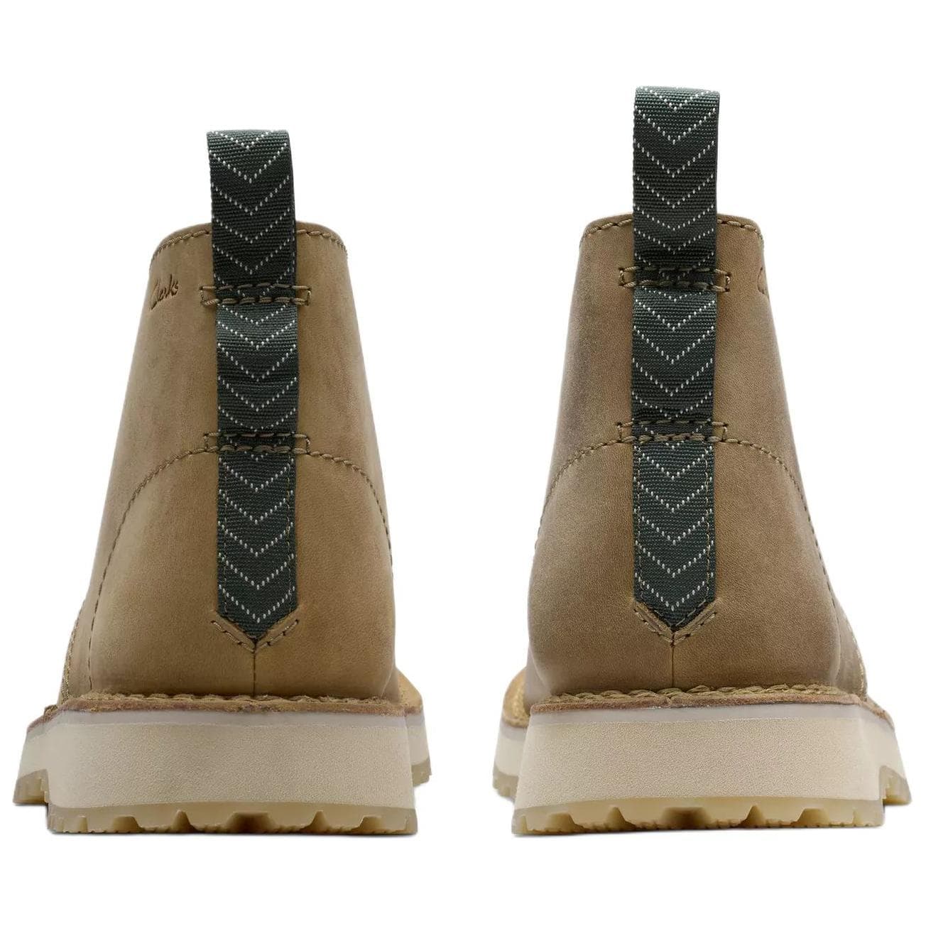 Сапоги Clarks Мужские ботильоны из кожи темно-песочного цвета - изображение 4