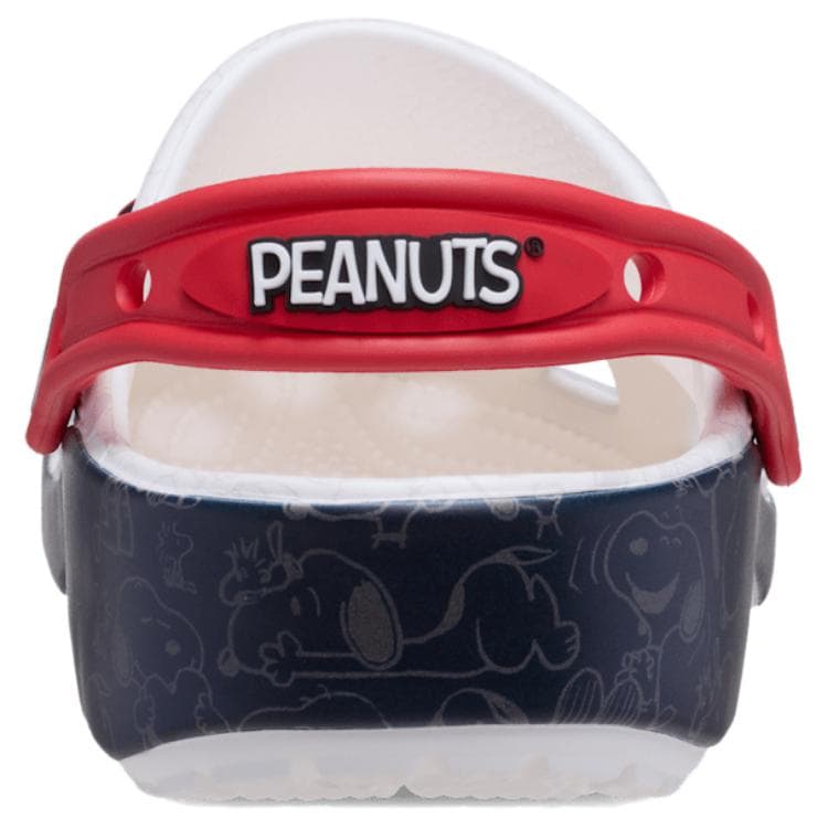 Сабо Crocs X PEANUTS Classic сандалии Снупи резина унисекс белый - изображение 5