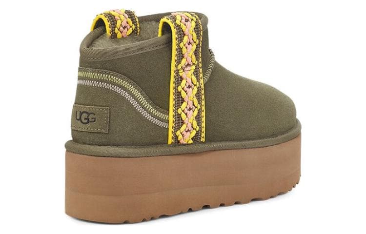 Ботинки зимние UGG Olive Green Short Boots - изображение 5