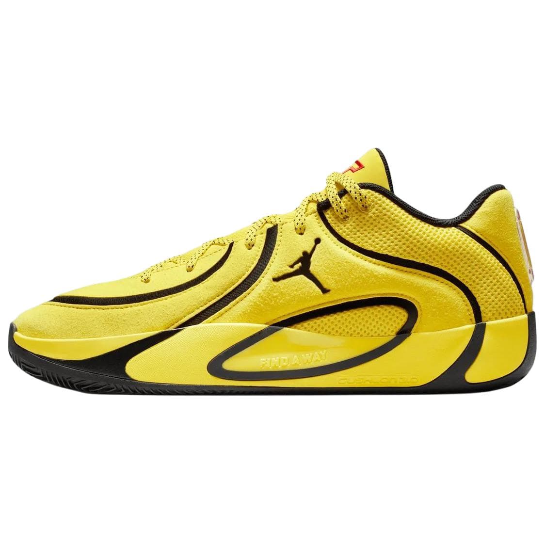 Кроссовки для баскетбола Jordan X Баскетбольные Кроссовки Для Игры Tatum 4 PF Мужской Желто-черный - изображение 1