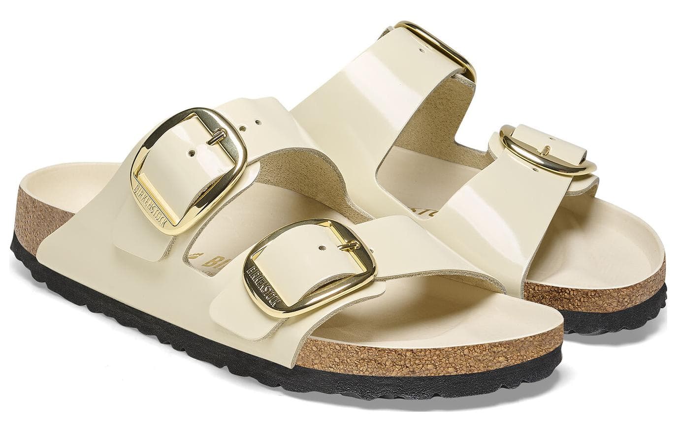 Сандалии Birkenstock Fashion Double Buckle Slide Sandals Narrow Beige - изображение 3