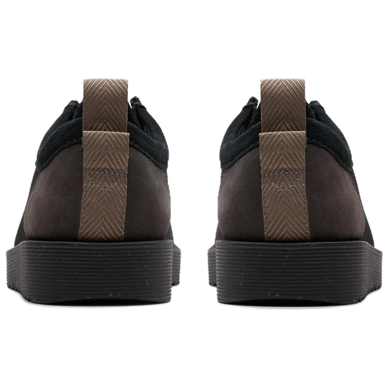 Ботинки Clarks Wallabee Artificial Suede Модный Тренд Повседневная Обувь Мужская Черная - изображение 5