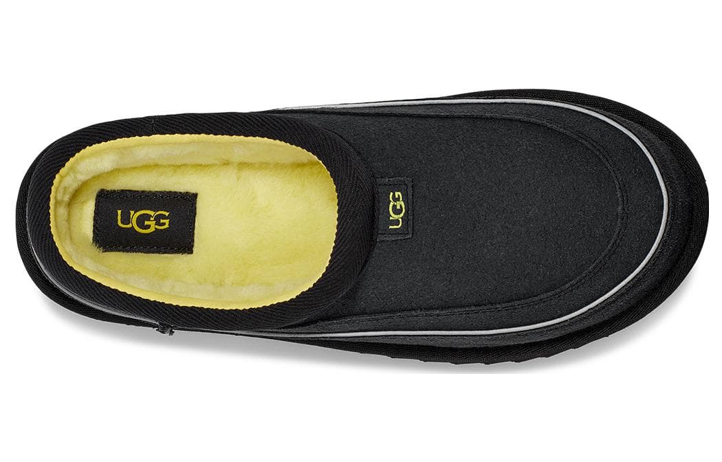 Кроссовки UGG Кожа Низкий Топ Мужской Мужской Черный - изображение 4