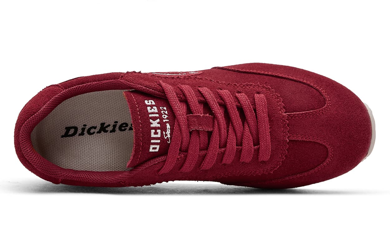 Кроссовки Dickies Спилок Коровья Кожа Низкий Верх Повседневная Обувь Женская Красная - изображение 4
