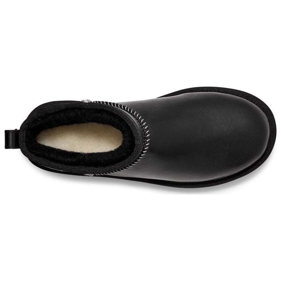 Ботинки зимние UGG Модный Круглый носок Термический с флисовой подкладкой Короткий Снекер Женские Черный - изображение 5