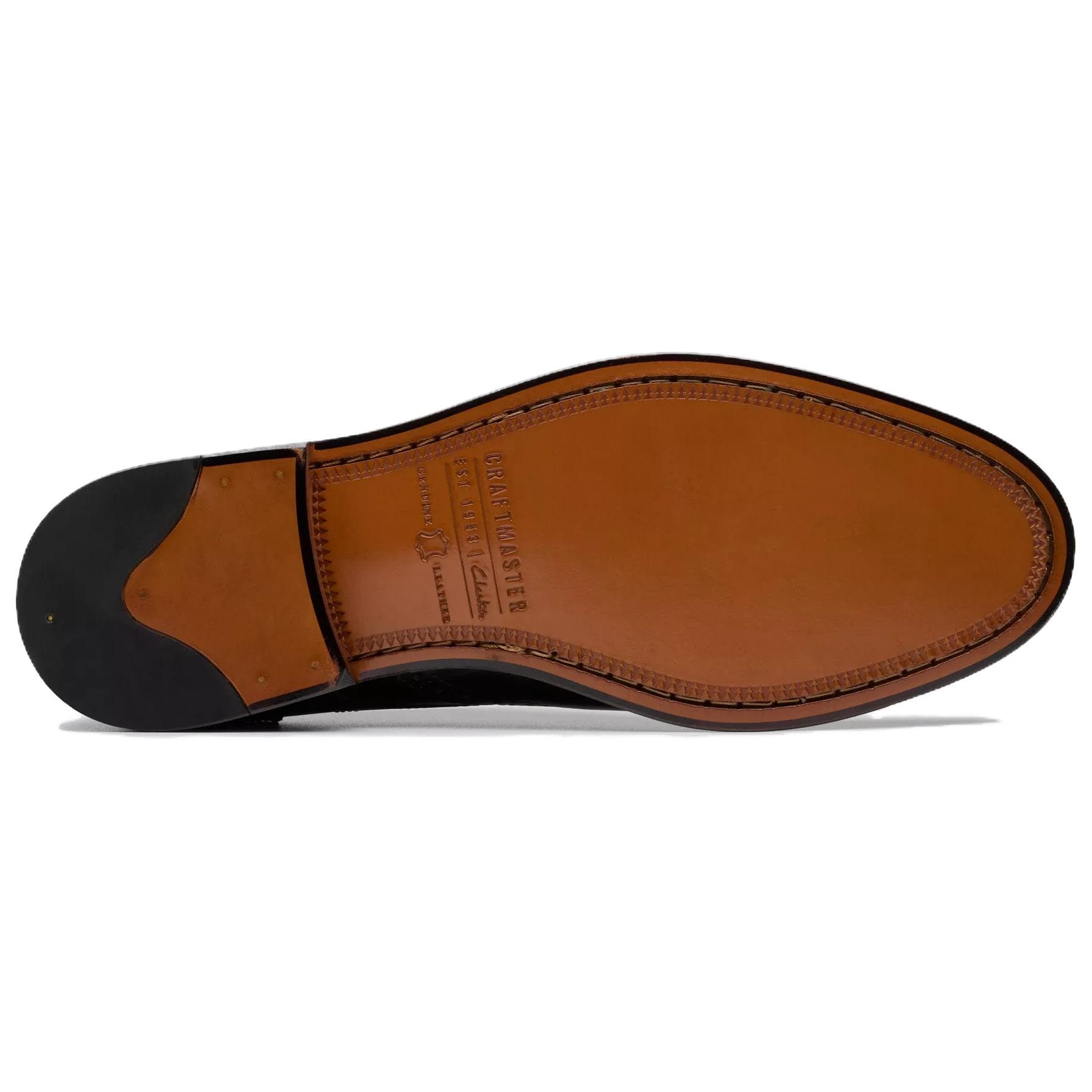 Clarks Технология Джеймс TIP BROGUE Туфли Мужские Черные - изображение 5