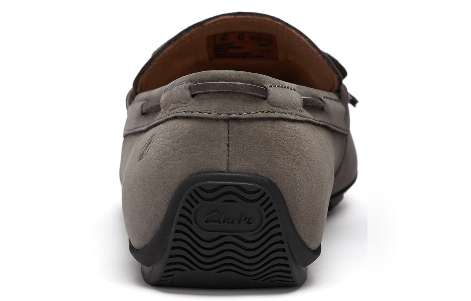 Лоферы Clarks Лоферы из коровьей кожи Мужские Серые - изображение 3