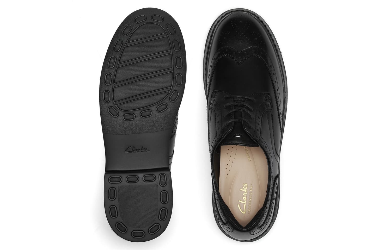 Тапочки CLARKS Коровья кожа Повседневная обувь Женские Черный - изображение 4
