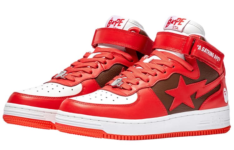 Кроссовки A BATHING APE STA MI Red - изображение 3