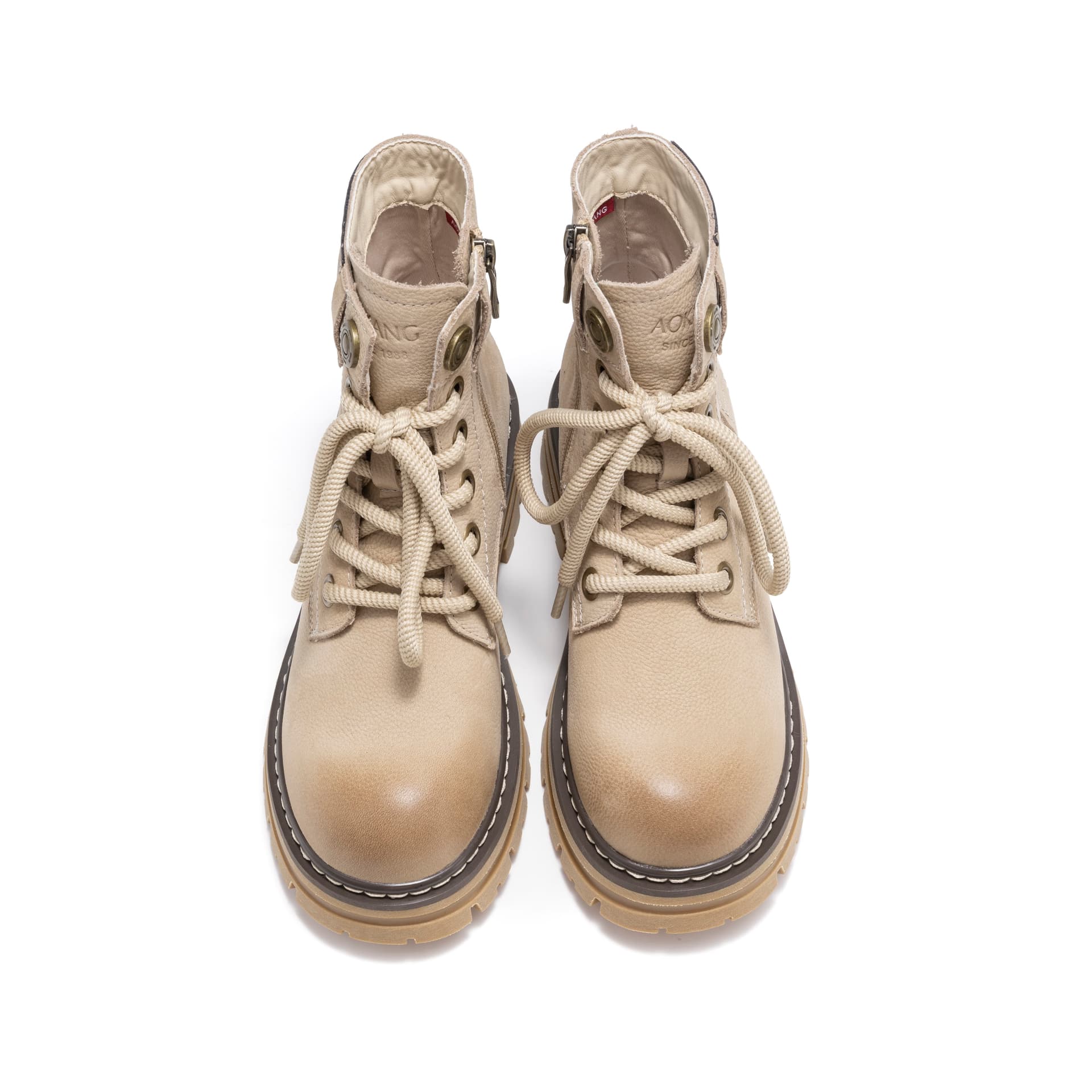 Ботинки AOKANG Classic Ankle Boots Beige - изображение 5