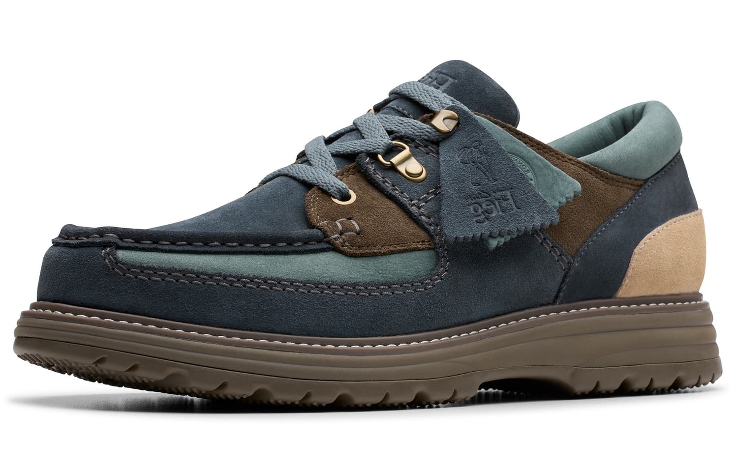 Ботинки Clarks Корова Спилок Повседневная Обувь Мужская Темно-Синий - изображение 2