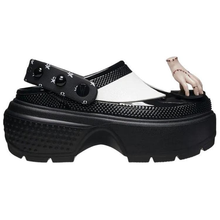 Сабо Crocs x Wednesday Stomp Sabo Женские Черные - изображение 2