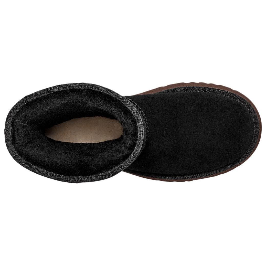 Сапоги UGG Спилок Коровья Кожа Универсальные Ботильоны Женские Черные - изображение 5