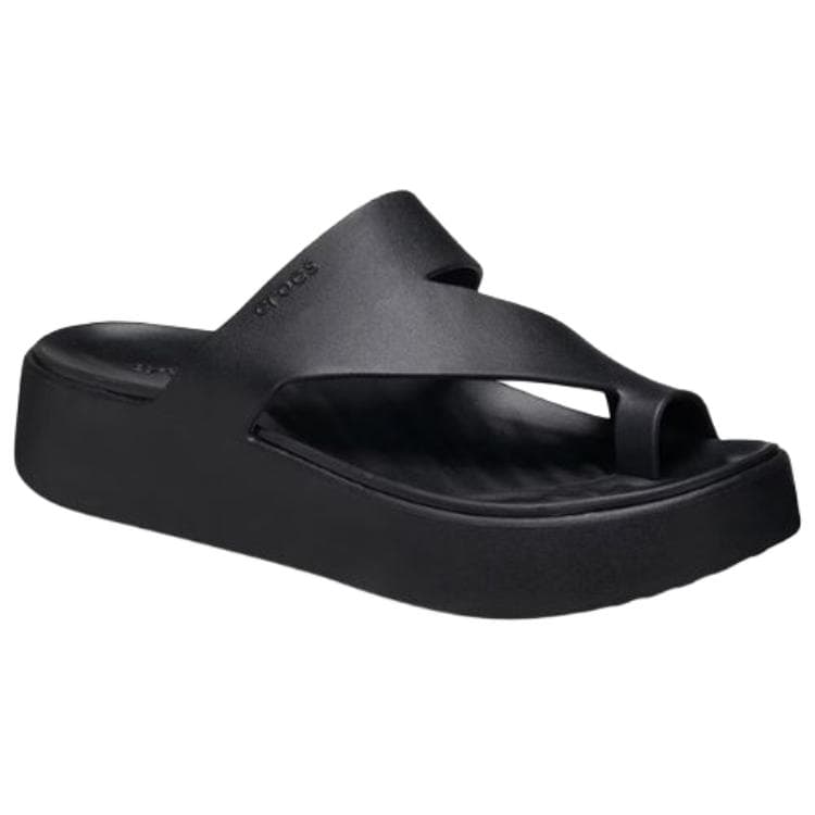 Шлёпанцы Crocs ЭВА Быстросохнущие Шлепанцы Женские Черные - изображение 2