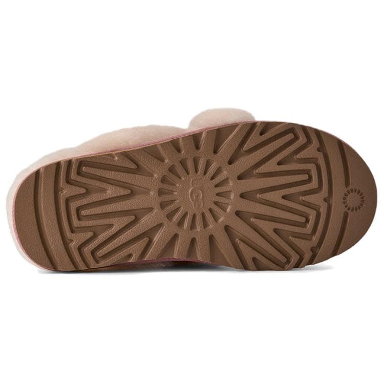 Сандалии UGG Повседневная коллекция Loria Мех Лаконичная мода С флисовой подкладкой Мюли Домашние тапочки Женские Розовые - изображение 5