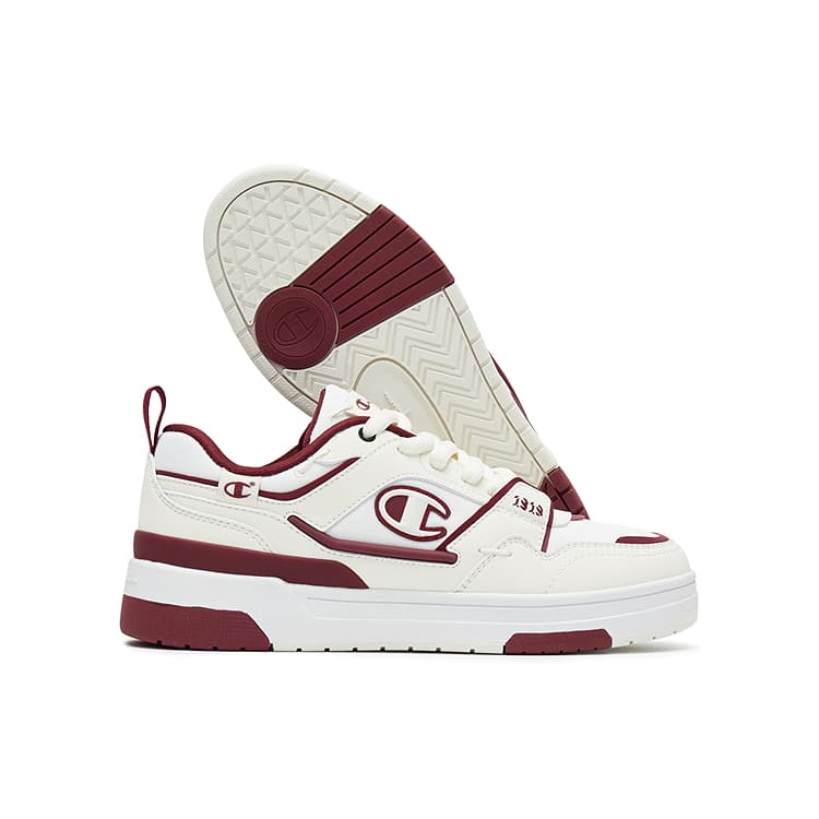 Кроссовки Champion Trainer Skate V1 Milk White/Student Red - изображение 2