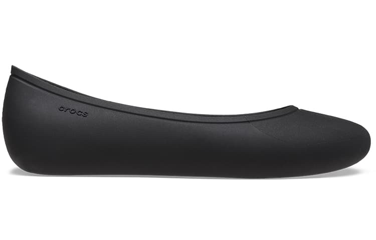 Тапочки Crocs ПУ (полиуретан) Женская Повседневная Обувь Женская Черная - изображение 2