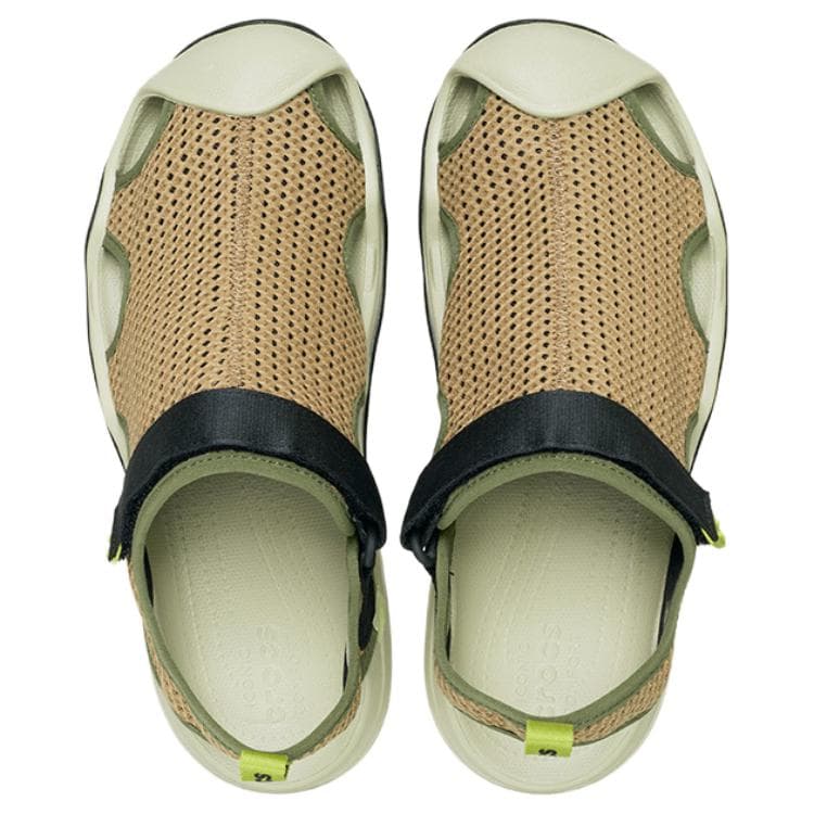 Сандалии Crocs противоскользящие дышащие быстросохнущие устойчивые к истиранию обувь для водного туризма мужская коричневая - изображение 4