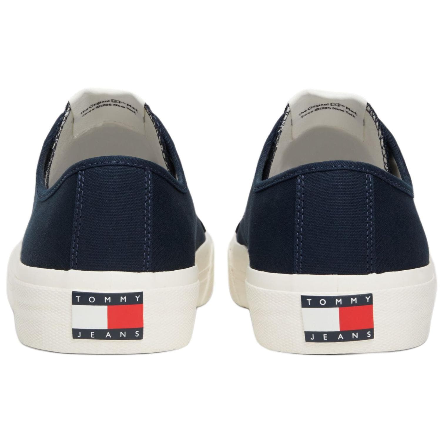 Кроссовки Tommy Hilfiger Устойчивые к истиранию Низкие Кроссовки для скейтбординга Мужские Морской Синий - изображение 4