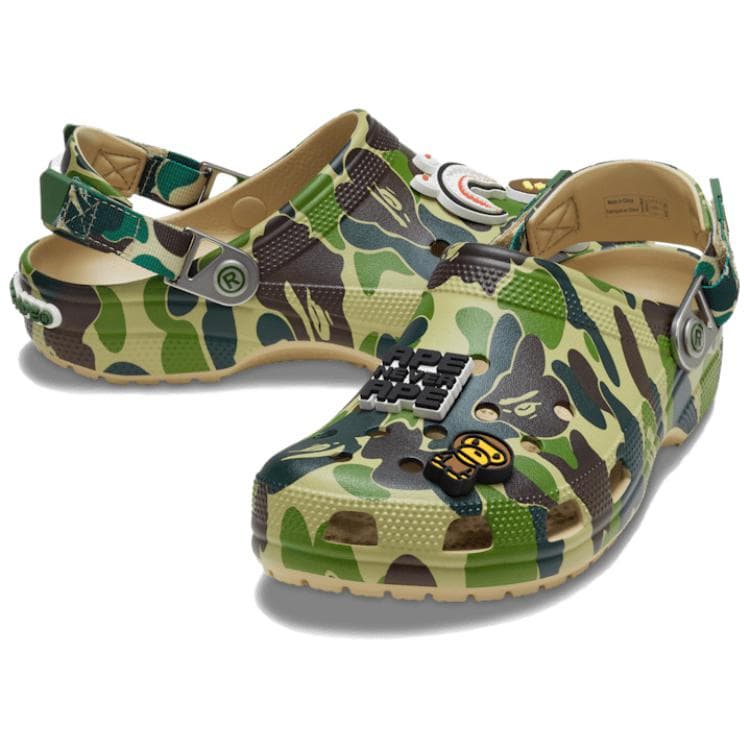 Сабо Crocs X A Купание Ape Classic сандалии резиновые унисекс чайный коричневый - изображение 4
