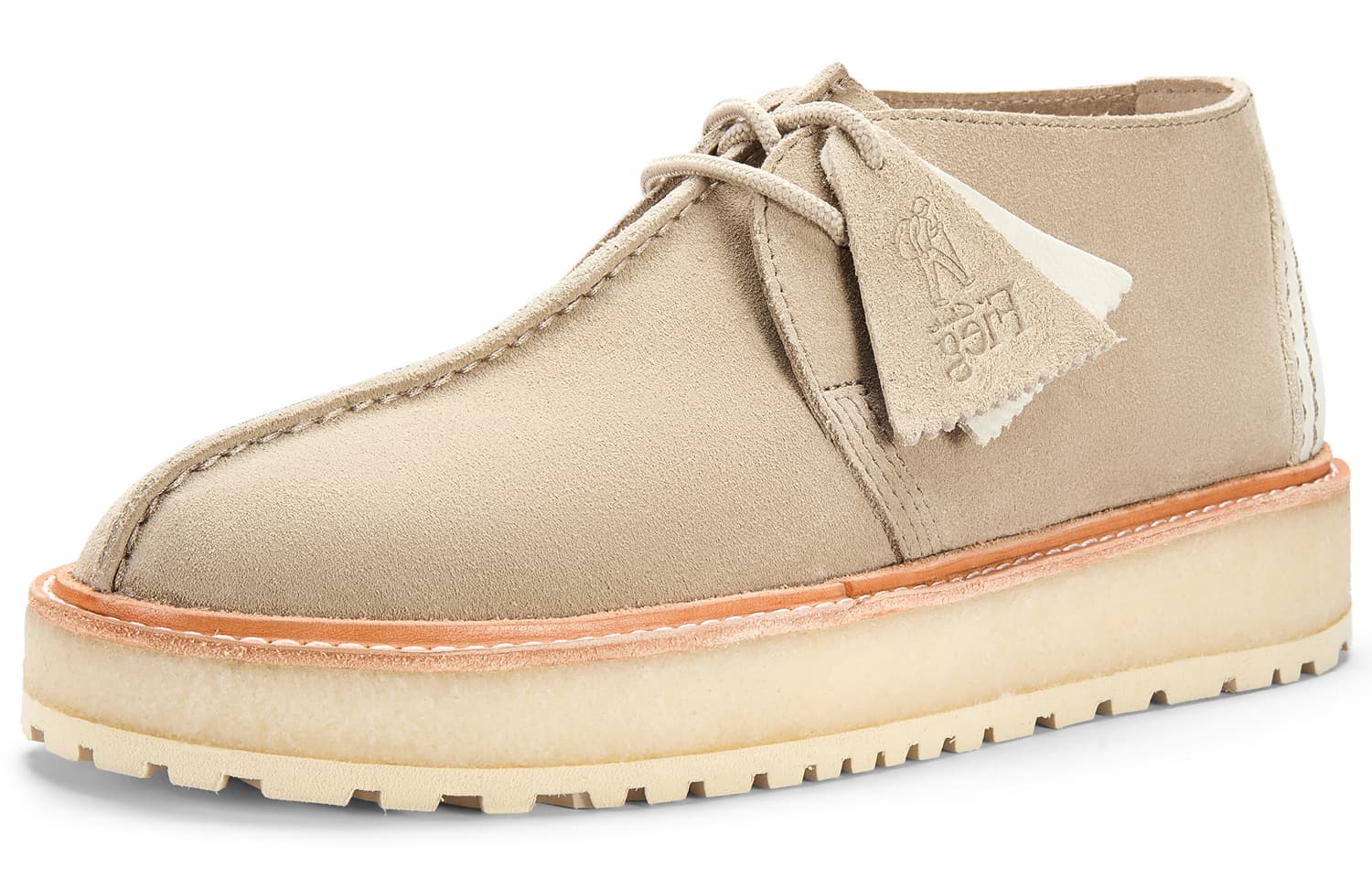 Ботинки Clarks Мужская повседневная обувь из коровьей спилковой кожи - изображение 2