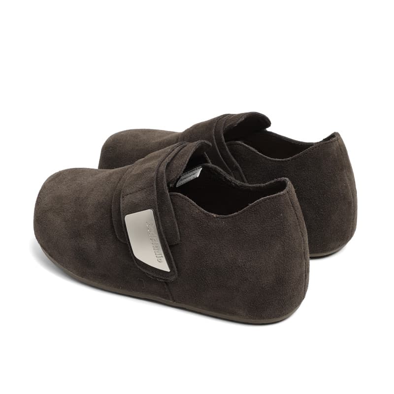 Сандалии CENTRAL KITTY На липучке с флисовой подкладкой термическая шоколадная обувь Birkenstock женская - изображение 3