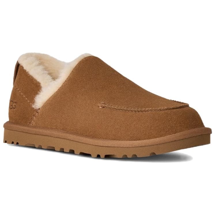 Тапочки UGG Loria Нажатие On Лаконичная мода Повседневная обувь Женская Каштановый - изображение 3