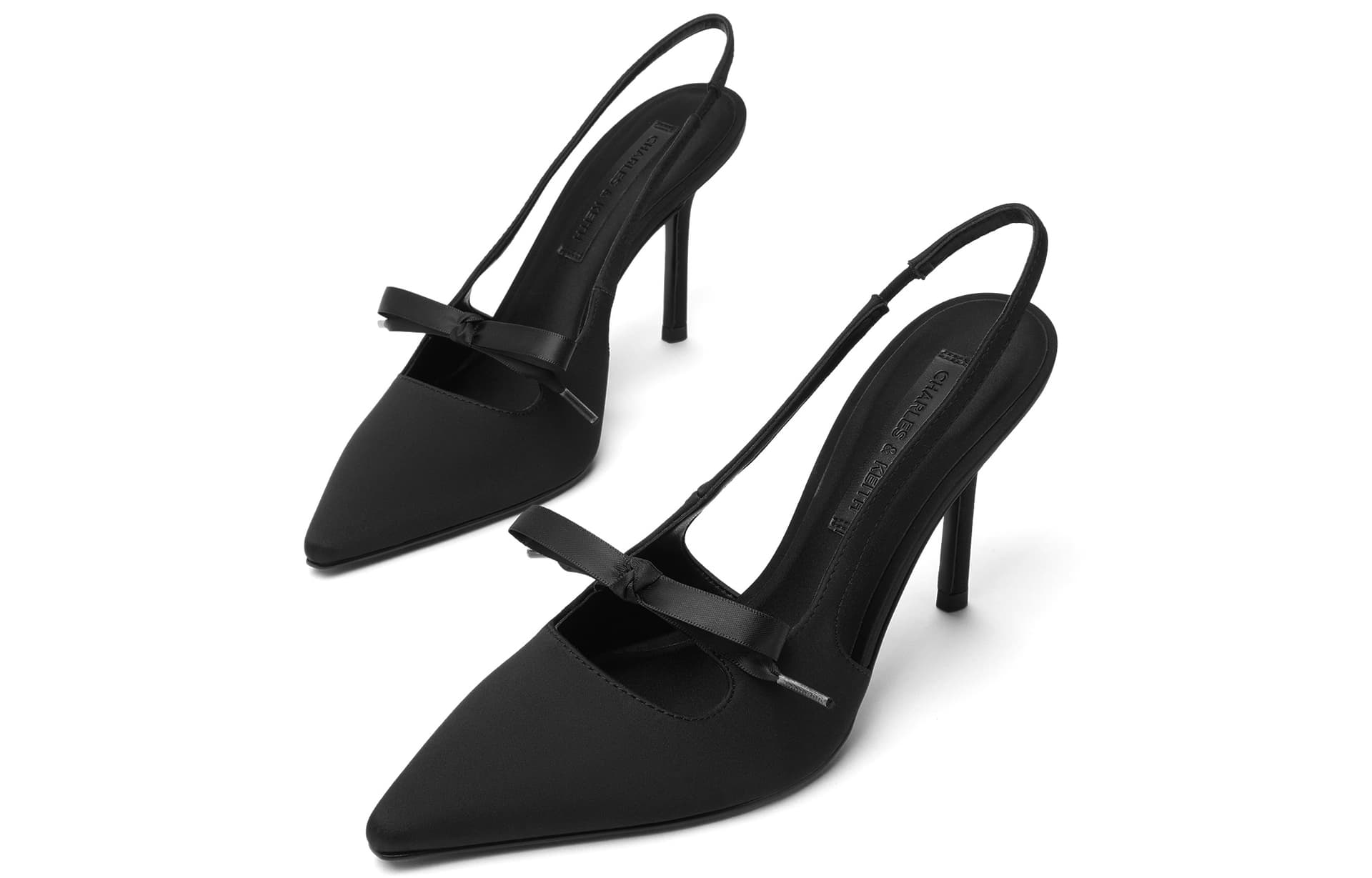 Шлёпанцы CHARLES KEITH Маленькие сандалии CK ONE с шнуровкой 9 см женские - изображение 3