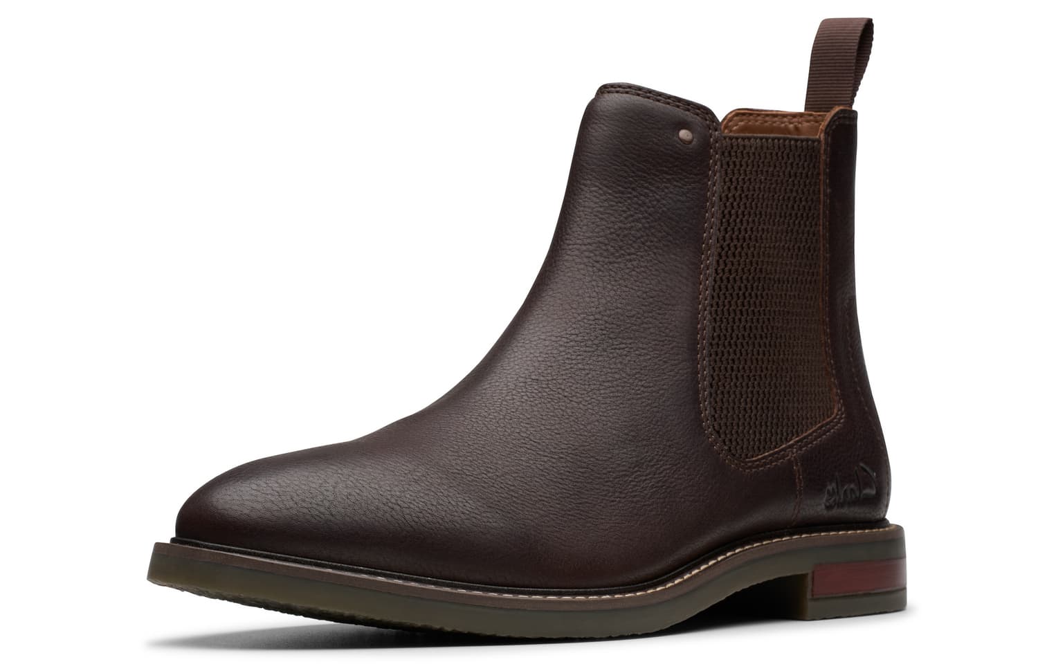 Ботинки челси CLARKS Короткий Челси Мужской Коричневый - изображение 2