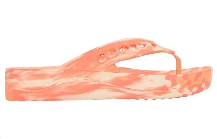 Шлёпанцы Crocs Baya Platform marbled filp - изображение 2