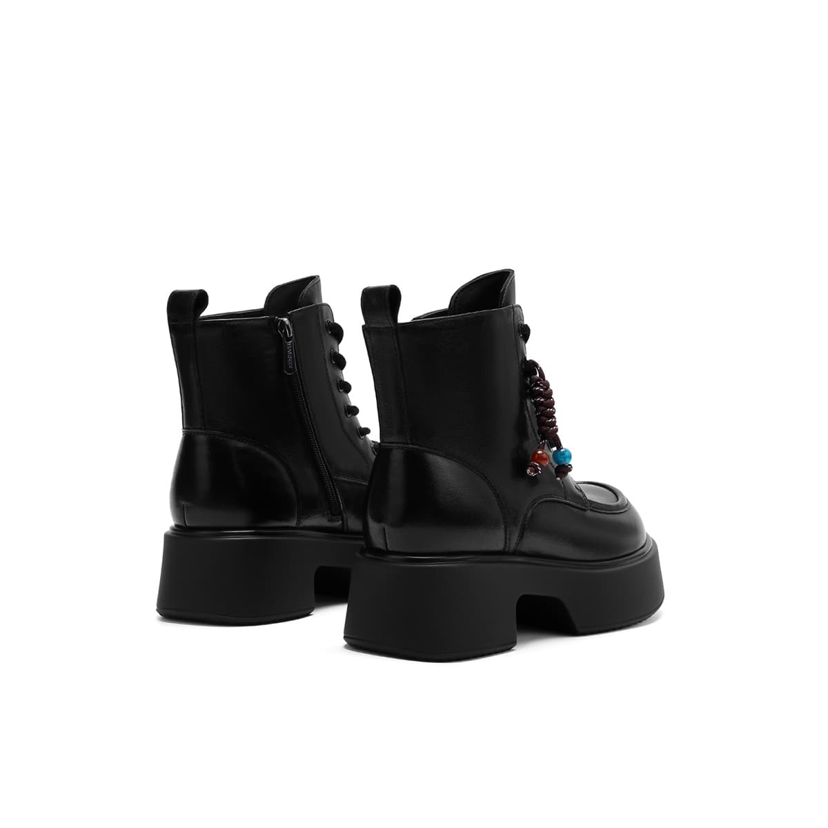 Ботинки HARSON Shearling Fleece Lined Термическая Платформа Увеличение Высоты Коровья Кожа Повседневные Ботинки 13,5см - изображение 3