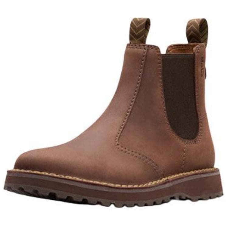 Ботинки челси Clarks Спилок Коровья Кожа Средняя Длина Челси 3 см Мужской Коричневый - изображение 2