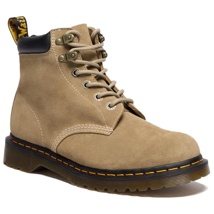 Ботинки Dr.Martens 939 Спилок Коровья Кожа Короткие Армейские Ботинки Унисекс Абрикос - изображение 2