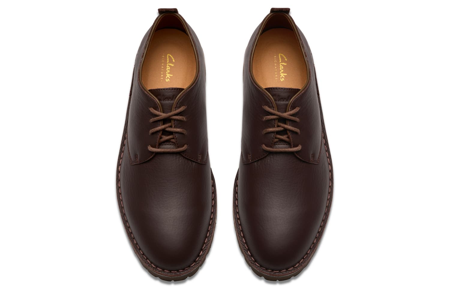 Clarks Коровья кожа Повседневная обувь Мужская Коричневая - изображение 3