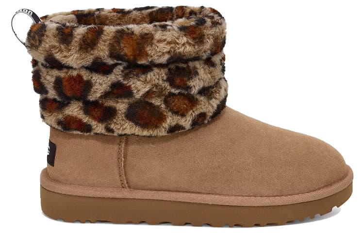 Ботинки зимние UGG Fluff Mini Quilted Leopard - изображение 2