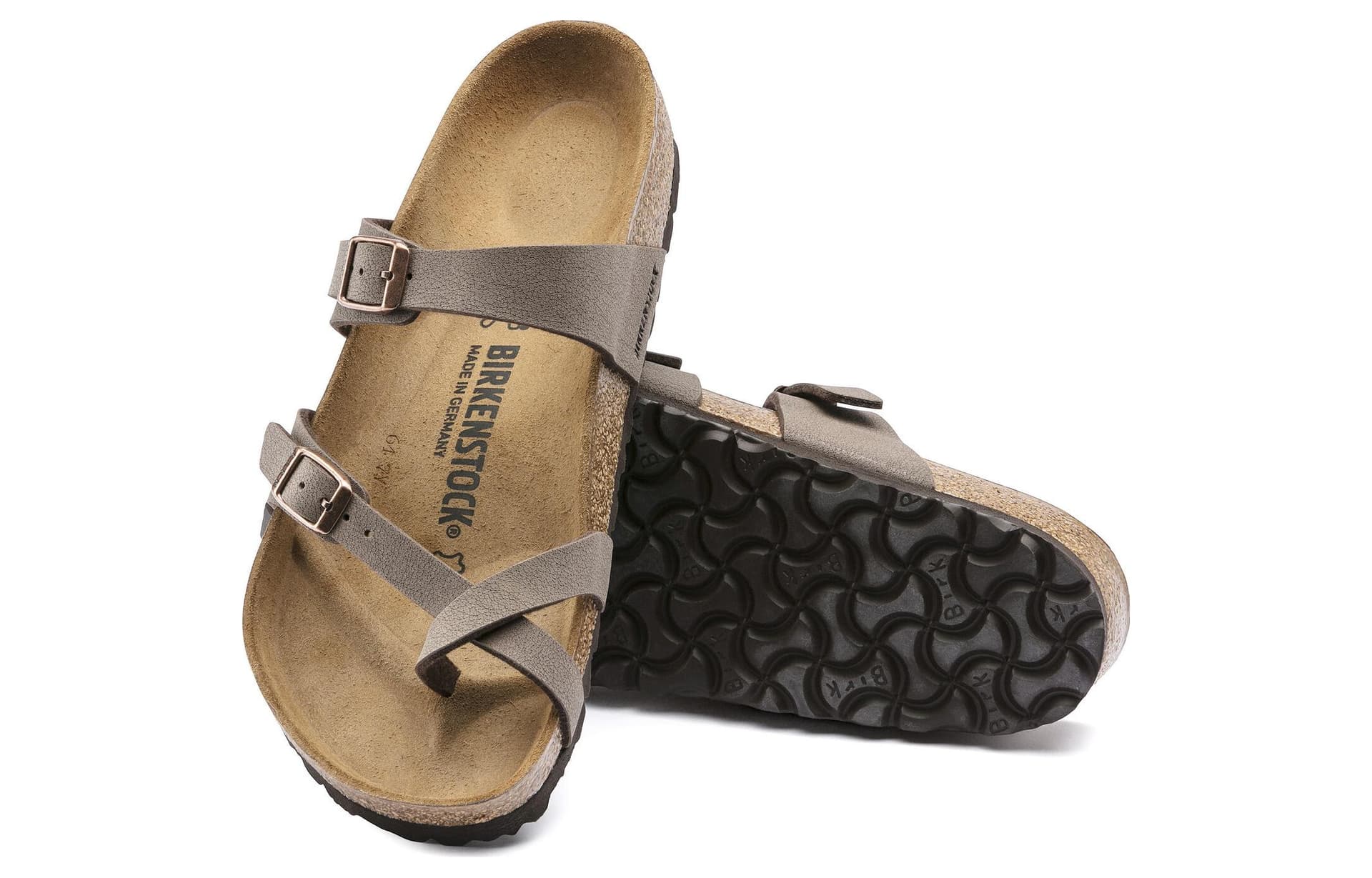 Сандалии Обувь Birkenstock Mayari Удобные Дышащие Шлепанцы ЭВА Унисекс Каменный Цвет - изображение 4