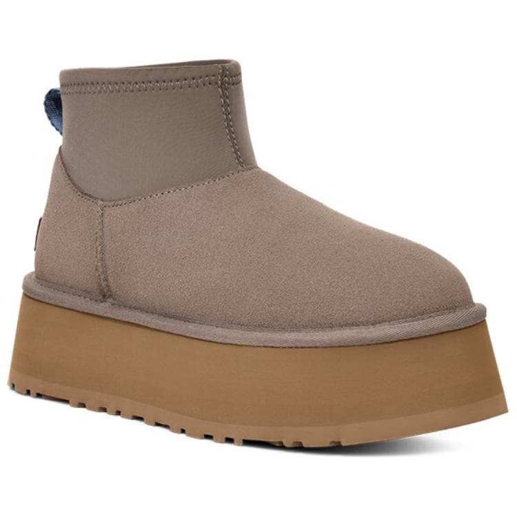 Ботинки зимние UGG Short Boots Grey Brown - изображение 4