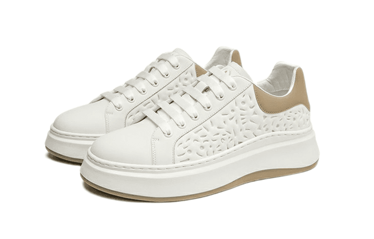 Кроссовки AOKANG Fashion Low-Top White Apricot - изображение 3