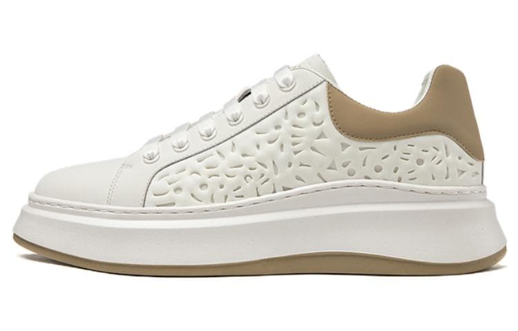 Кроссовки AOKANG Fashion Low-Top White Apricot - изображение 1