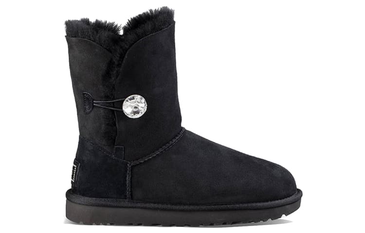 Ботинки зимние UGG Classic Bling Black - изображение 2