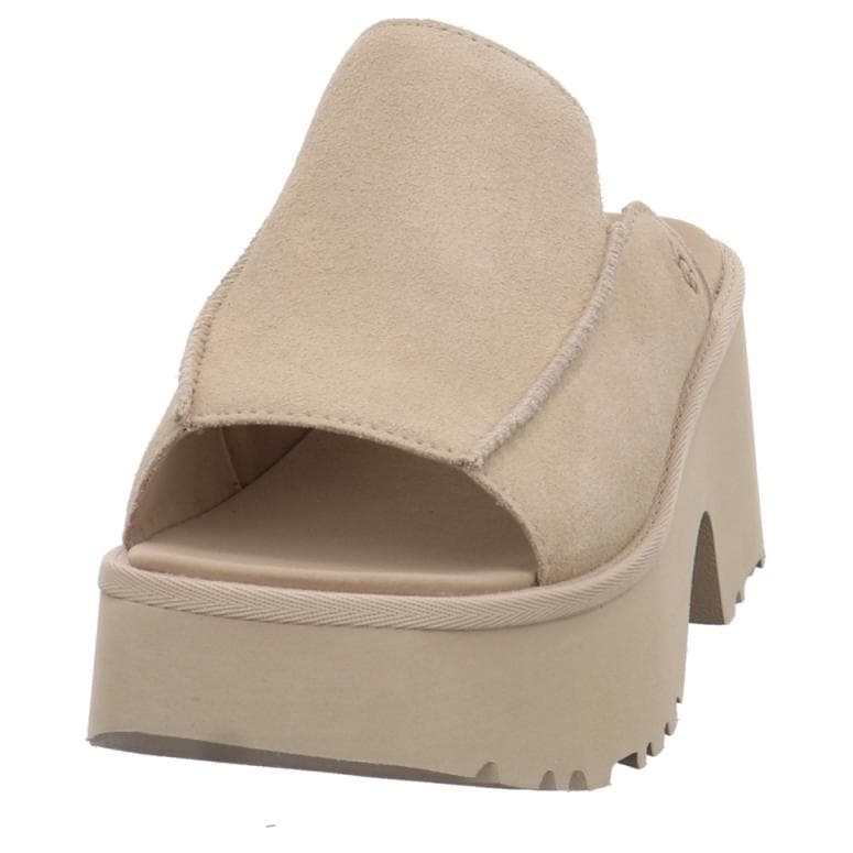 Сандалии UGG противоскользящие шлепанцы женские бежевые - изображение 3