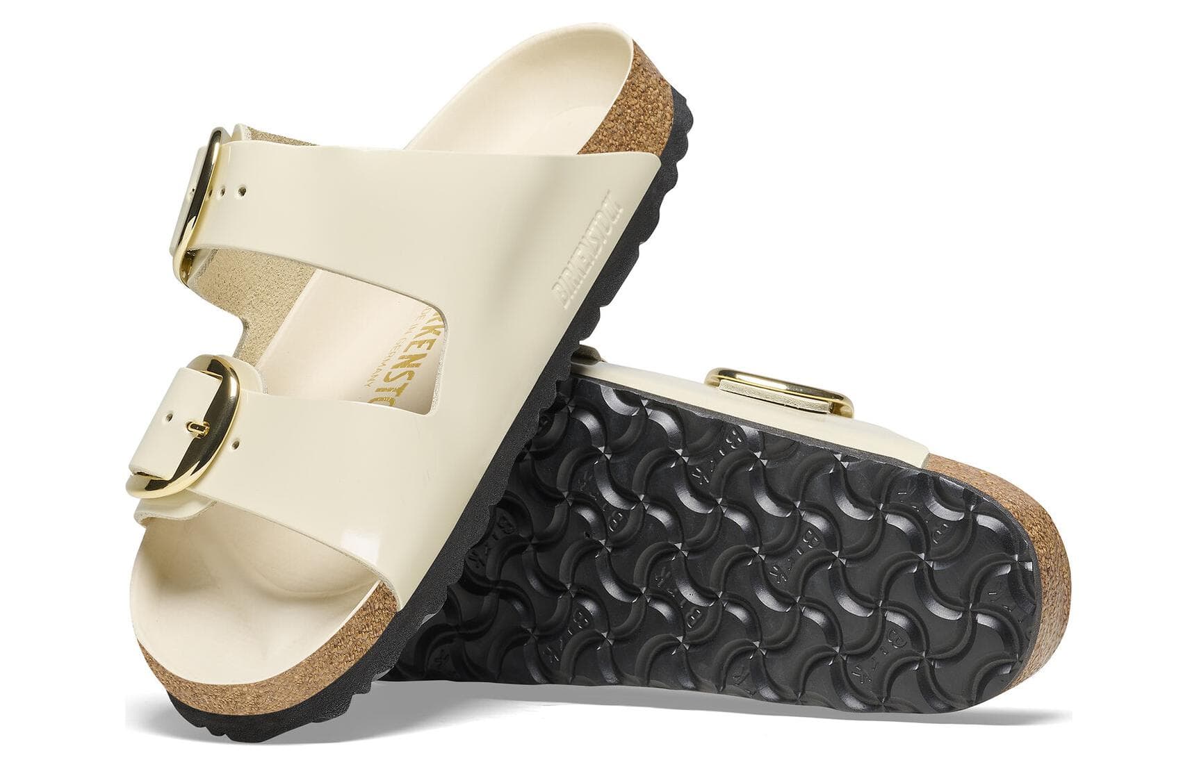 Сандалии Birkenstock Fashion Double Buckle Slide Sandals Narrow Beige - изображение 5